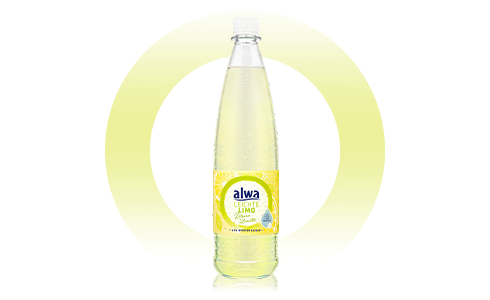 Flasche Leichte Zitrone-Limette