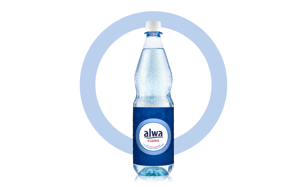 Flasche alwa Mineralwasser Classic