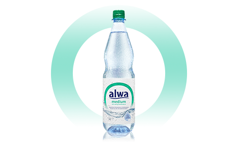 Flasche alwa Mineralwasser Medium