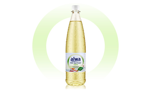 Flasche alwa ISO Spritzer Apfel
